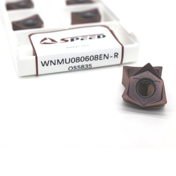 Buy cheap Steel Carbide Milling Insert , WNMU080608EN-R Face Milling Inserts Cutting from wholesalers