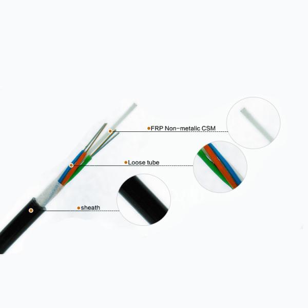 Buy cheap 24 Core GYFTY FRP Strength Member Aerial Optic Fiber Cable from wholesalers