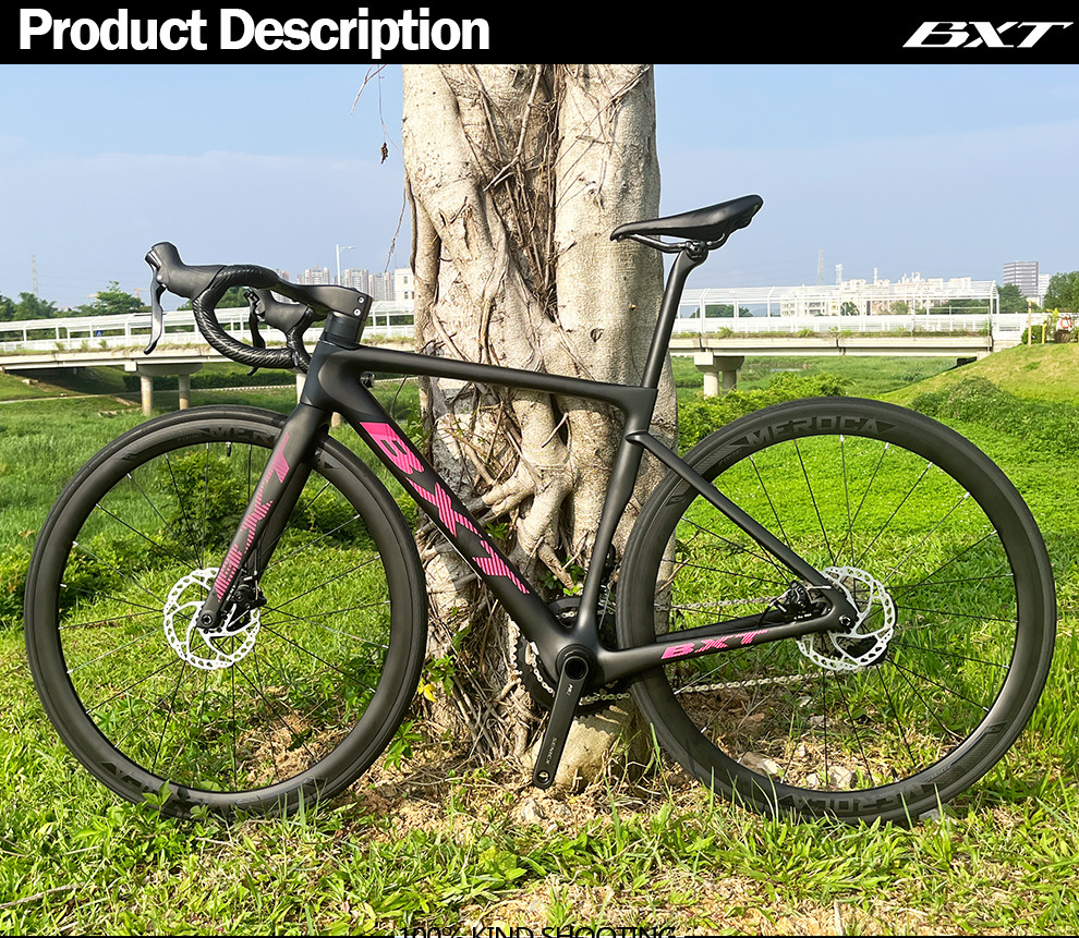700C Aero Shaping Carbon Fiber Road Bike With Shimano Group Set