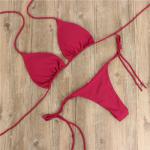 Garter Sexy Lingerie Bra Set With Push Up Bra Swimwear Bikini String Bathing For