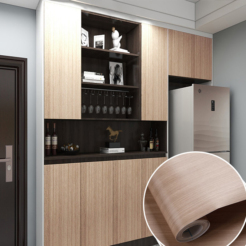 Anti-Static Vinyl Wood Texture Peel and Stick 3D Wallpaper for Vintage Wood Design Contact Paper Sticker 1.96ft * 6.56ft