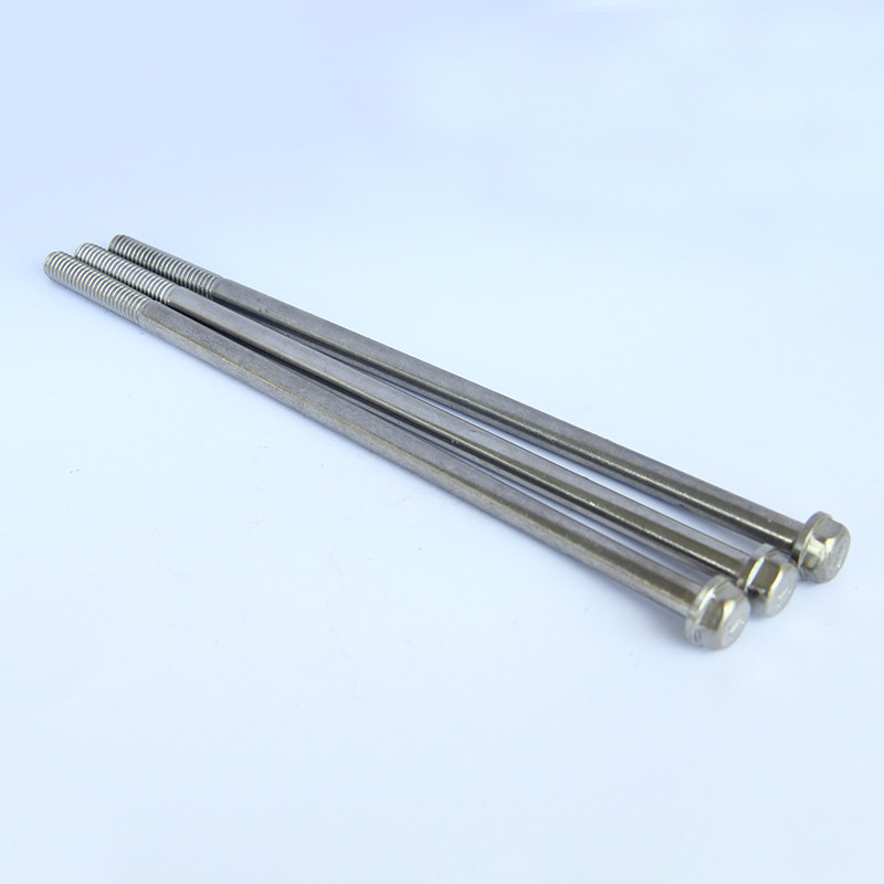 Stainless Steel Outer Hexagonal Flange Long Screw For Automobile Motor M6*150