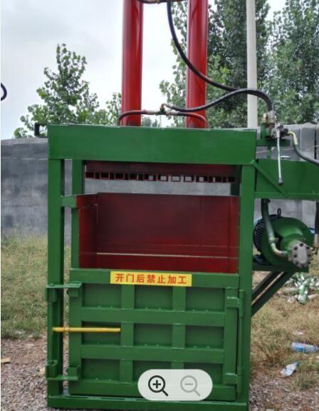 Buy cheap 800*400 PE Strapping Vertical Cardboard Baler Semi Automatic Baler from wholesalers
