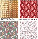 Christmas Gift Bags, Santa Wrapping Bag Designs With Inserted Drawstring Ribbons