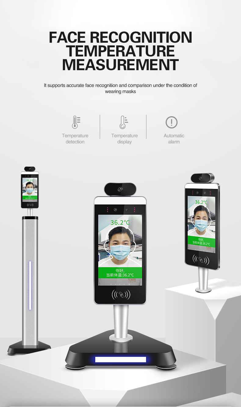 Intelligent Electronic Contactless Face Recognition Thermometer Scanner