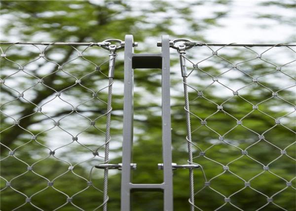Buy cheap Ferruled Animal Enclosure Netting 304 316 Stainless Steel Wire Rope Mesh 7x19 from wholesalers