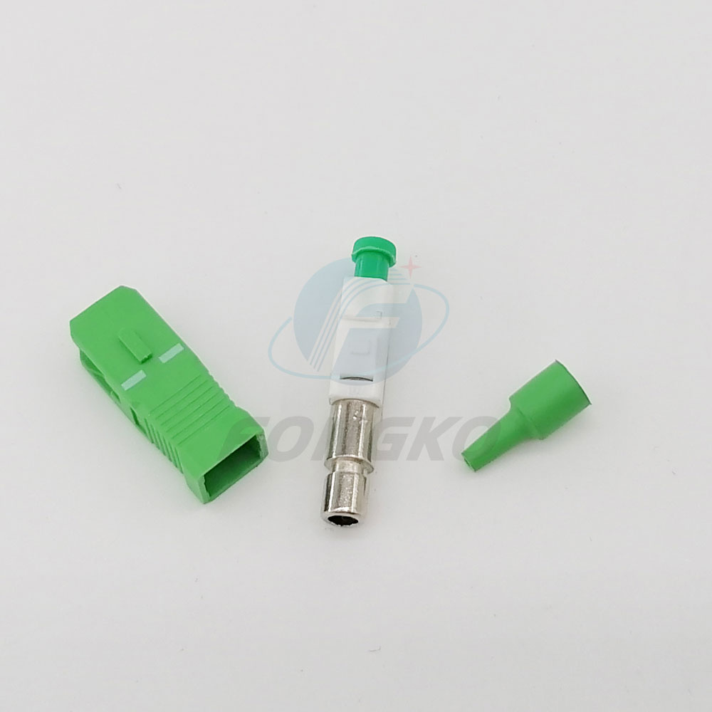 Sc APC 0.9mm Multimode Fiber Connectors Pigtail Fiber Connector