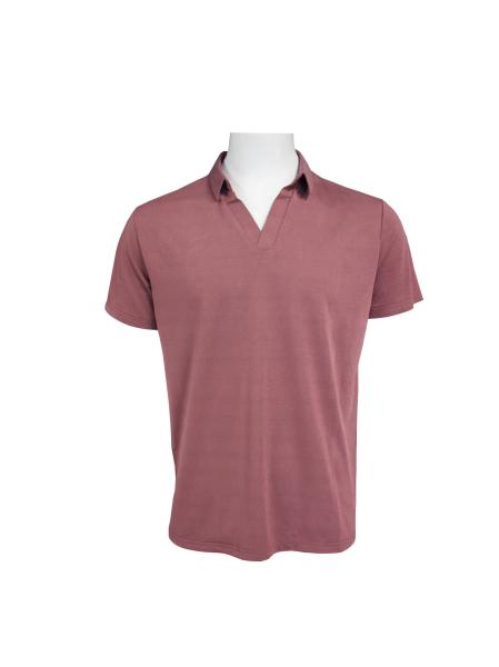 Buy cheap 180GSM 100% Polyester V Neck Polo T-Shirt For Men Dry Fit from wholesalers
