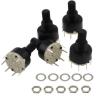 Buy cheap Plastic 16mm Rotary Band Switch 1 Pole 8 Positions 0.5N - 1N DC 60V 0.3A from wholesalers