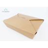 Buy cheap Fried Chicken Kraft Paper Takeaway Boxes Quadrid Lid Economical Packaging from wholesalers