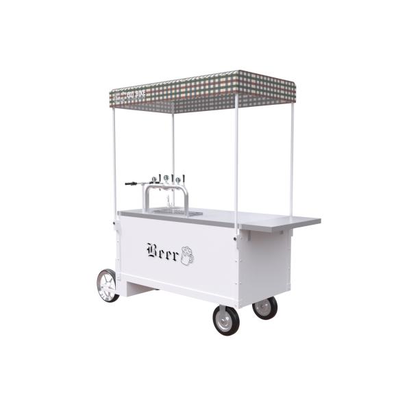 Buy cheap Climbing 25° Disc Brake 300KG Beer Mobile Drink Cart from wholesalers