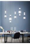 Modern Glass long Pendant Lamps Restaurant Cafe Bar Bedroom Kitchen Beads
