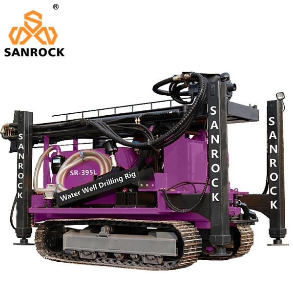 Deep Water Well Drilling Rig Hydraulic Borehole 400Meters Well Water Drilling