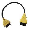 Buy cheap 12V/24V OBD2 OBD Port Extension Cable Brass ABS Material Length 30cm from wholesalers