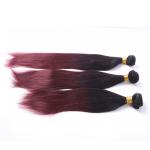 Wholesle Human Hair Extension Ombre 2 Color on tangle on shedding Brazilian Hair
