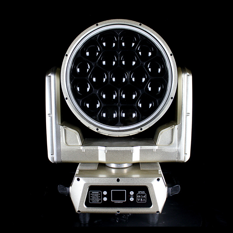 19×40W Silver Outdoor Beam Moving Head Stage Light For Dynamic Lighting Effects