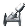 Buy cheap Pneumatic Angle Shut off Valve DN80 PN16 Bar Flange End DN15 ~ DN100 Size from wholesalers