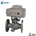 Industrial Stainless Steel Ball Valve , ASME B16.10 Electric Actuated Ball Valve