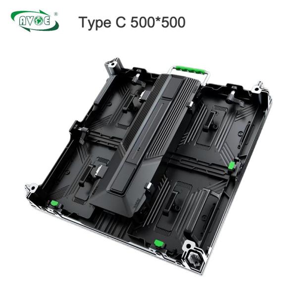 Buy cheap Type C P4.81 4K Indoor LED Rental Display 500x500mm/500x1000mm Curve Cabinets from wholesalers