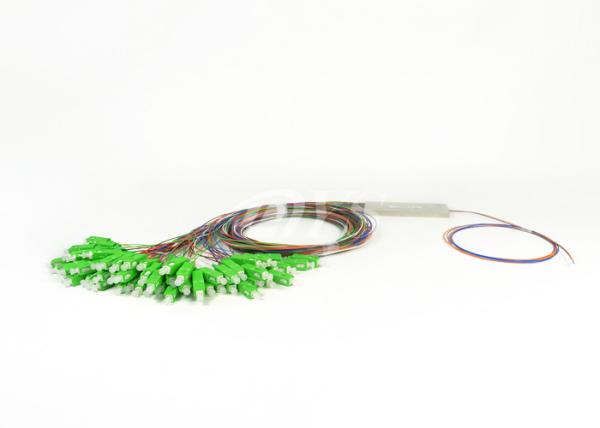 Buy cheap 1*16 PLC Audio Optical Fiber Splitter SC/APC Connectors 0.9 / 2.0 / 3.0mm Cable from wholesalers