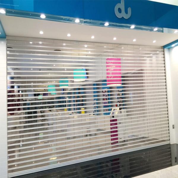 Buy cheap Shop Clear Polycarbonate Roller Shutter Transparent For Shopping Mall from wholesalers