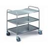 Buy cheap 3 Layers Cleanroom Eletronic Wire ESD Shelf Trolley Stainless Steel from wholesalers