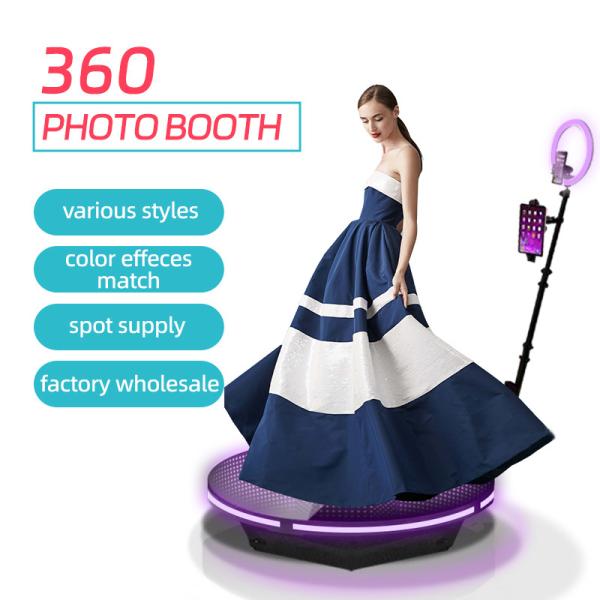 Buy cheap Slow Motion 360 Rotating Photo Booth Rgb Automatic Party And Wedding Machine from wholesalers