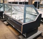 Deli display showcase refrigerator/supermarket food display case self-service