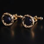 Buy cheap Star Crystal Mens Diamond Cufflinks Alloy Plating Color For Shirt 15mm Size from wholesalers