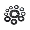 Buy cheap Manganese Steel 3mm Starlock Push On Fasteners For Retaining Imperial Round Shafts from wholesalers