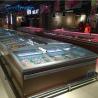Buy cheap Custom Combination Supermarket Island Freezer 2.008m Length Sliding Glass Door Cabinet from wholesalers