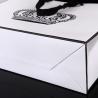 Buy cheap 230GSM Shopping Holiday Gift White Custom Printed Paper Bags from wholesalers