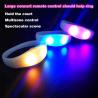 Buy cheap Custom RGB LED Silicone Bracelet Pulsera Audioritmica Sound Activated Wristbands for Wedding School & Ramadan Events from wholesalers