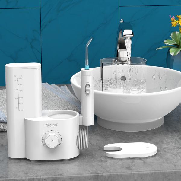 Buy cheap 1400-1800RPM Countertop Water Flosser Household Dental Pulse Desktop Oral Care from wholesalers