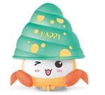 Wholesale Mini Hermit Crab Car Toys Car Hand Press Cartoon Crab Children′s Toys