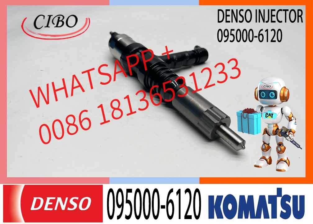 Fuel Injector 095000-6120 9709500-612 6261-11-3200 6261-11-3100 for Koma-tsu Excavator
