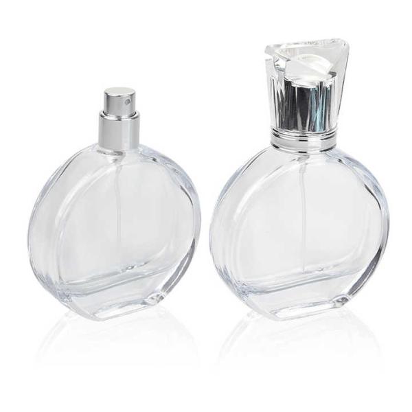 10ml 50ml 60ml 100ml Luxury Transparent and Frosted Perfume Glass Bottle with