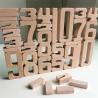 Buy cheap Number Building Blocks Wooden Math Digital Toys Baby Balance Block Jenga Toy Montessori Educational Natural Wood Toys fo from wholesalers
