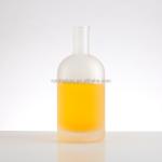 Super Flint Glass 700ml Frosted Vodka Bottle with Top Grade Custom Printing Logo