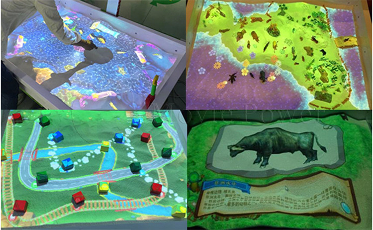 Kids Indoor Playground AR Interactive Game Multiplayer Interactive Magic Game Sand Box