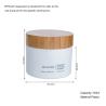 Buy cheap 100ml White Cosmetic Bamboo Bottle Plastic Cream Jar With Bamboo Lid from wholesalers