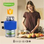 Food disposer for household kitchen use. OEM service manufacturer,1/2 horsepower