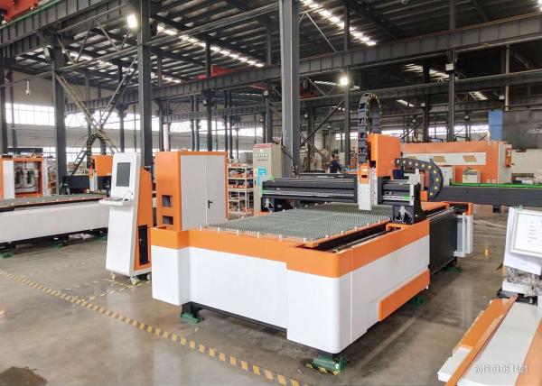 Medium - Power Low Noise Metal Laser Cutting Machine , Laser Metal Cutting