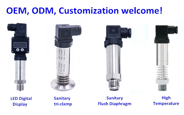 Explosion Proof Sanitary Pressure Transducer 4-20mA 304 Stainless Steel