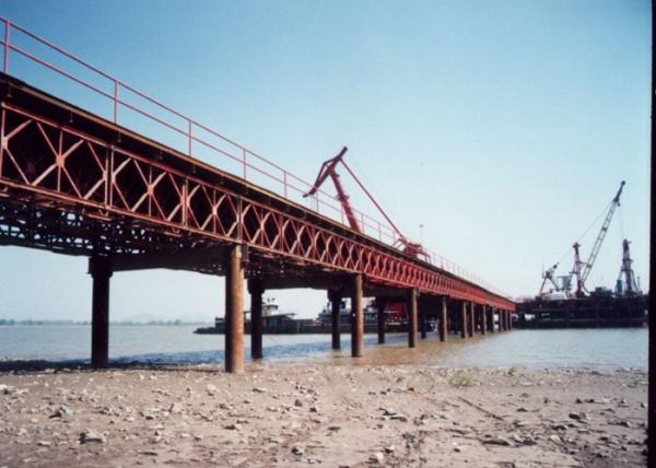 Buy cheap Prefab Bailey Portable 180ft Steel Structure Bridge from wholesalers