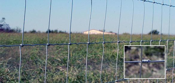 Quality KEYSTONE STEEL &amp; WIRE Monarch Deacero Steel field fence panels 3 ft. H x 50 ft. L for sale