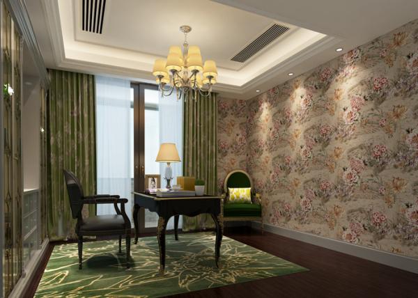 Buy cheap Removable Retro Vintage Wallpaper , Vinyl Floral Wallpaper with Waterproof from wholesalers