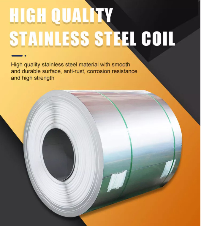 2500mm Width Cold Rolled Stainless Steel Strip Coil 2mm For Chemical Industry