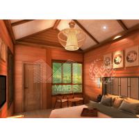 Buy cheap Wooden Appearance Prefab Villa House With Zinc Plating Surface Treatment product