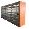Buy cheap Double Sided Thick 1.5mm Steel Office Furniture Bookshelf For Library from wholesalers